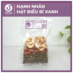 Hạt nấu sữa - GÓI HẠT DINH DƯỠNG làm sữa HẠNH NHÂN HẠT ĐIỀU BÍ XANH - Cao cấp | JUNG HẠT