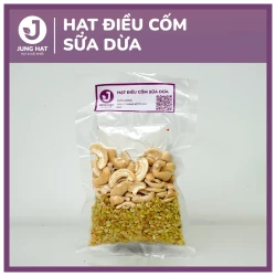 Hạt nấu sữa - GÓI HẠT DINH DƯỠNG làm sữa HẠT ĐIỀU CỐM SỮA DỪA - Cao cấp | JUNG HẠT